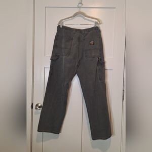 Timberland Canvas Pro Series Vintage Carpenter Pants Cotton Green 38x30.5 Work